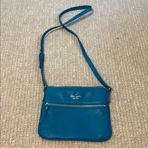 Kate Spade blue cross body purse